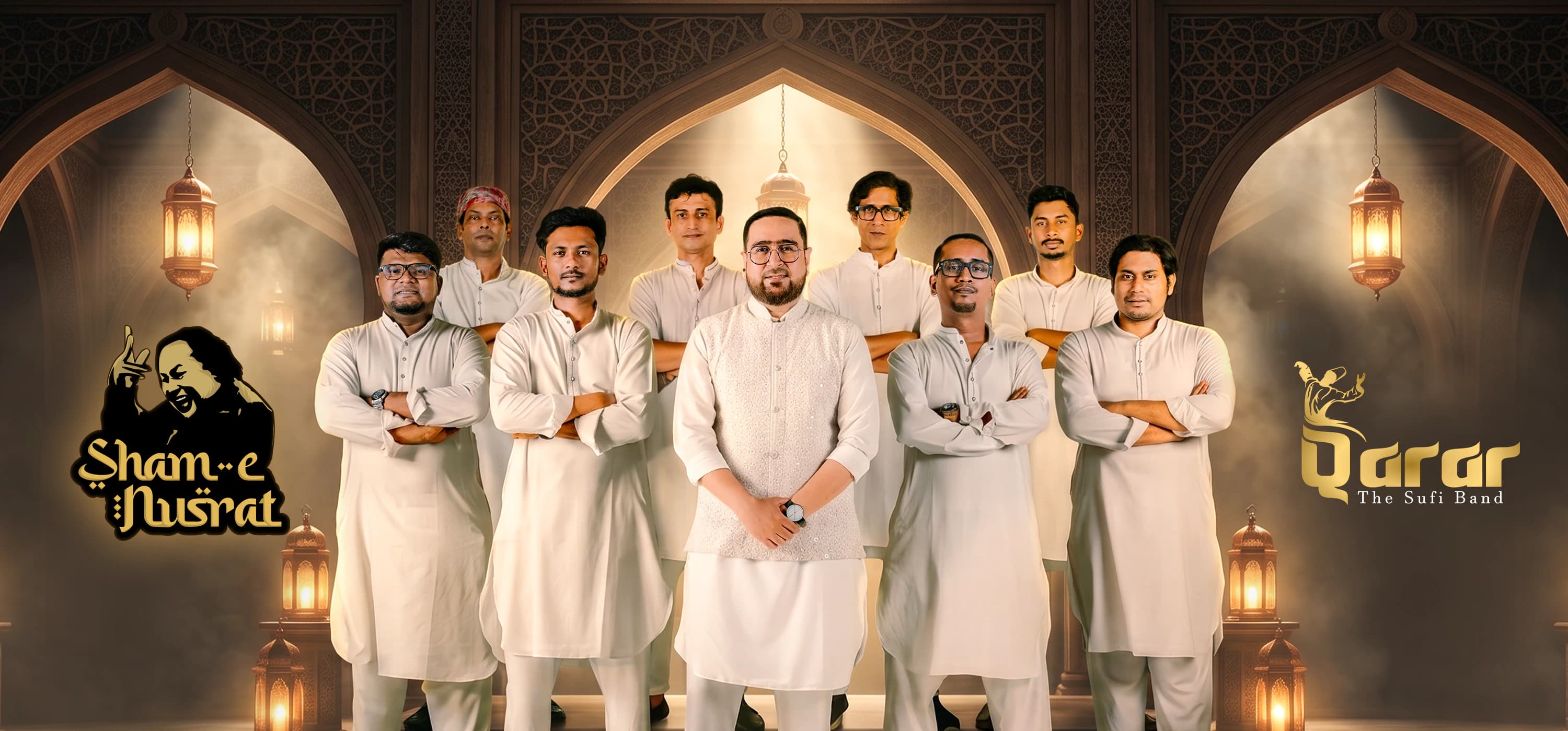 Qarar The Sufi Band at SHAM-E-NUSRAT